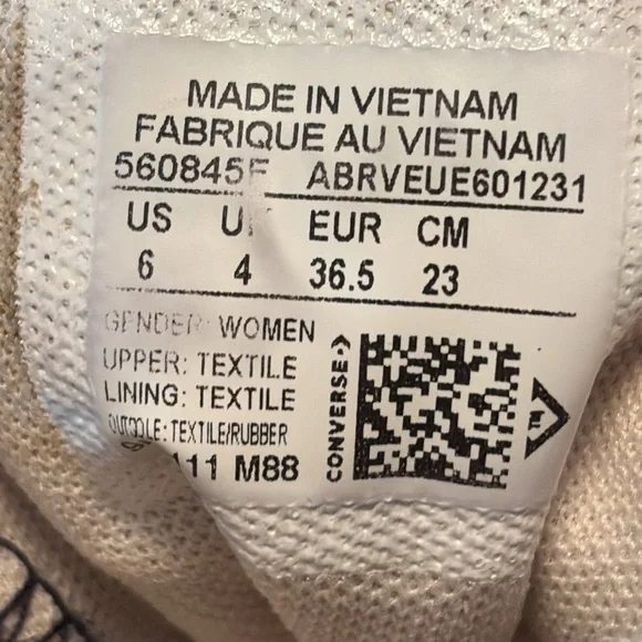 Converse Women’s Chuck Taylor All Star Lift Platform Canvas High Top Shoes - Picture 7 of 8